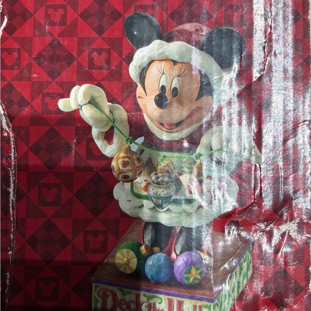 Minnie Mouse Christmas Figurine